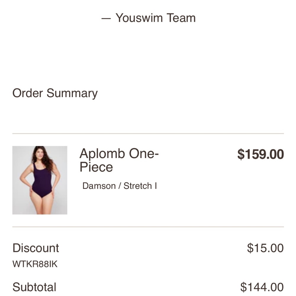 Youswim Aplomb One-Piece Swimsuit - Damson